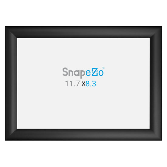 SnapeZo® A4 (29.7 x 21 cm) Black Snap Frame - 30MM Profile