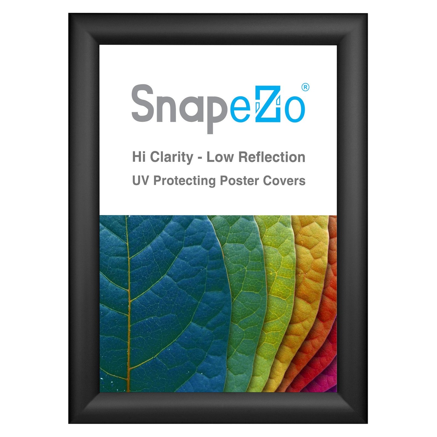 SnapeZo® A4 (29.7 x 21 cm) Black Snap Frame - 30MM Profile