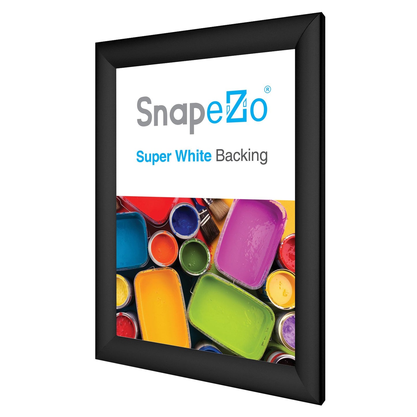 SnapeZo® A4 (29.7 x 21 cm) Black Snap Frame - 30MM Profile