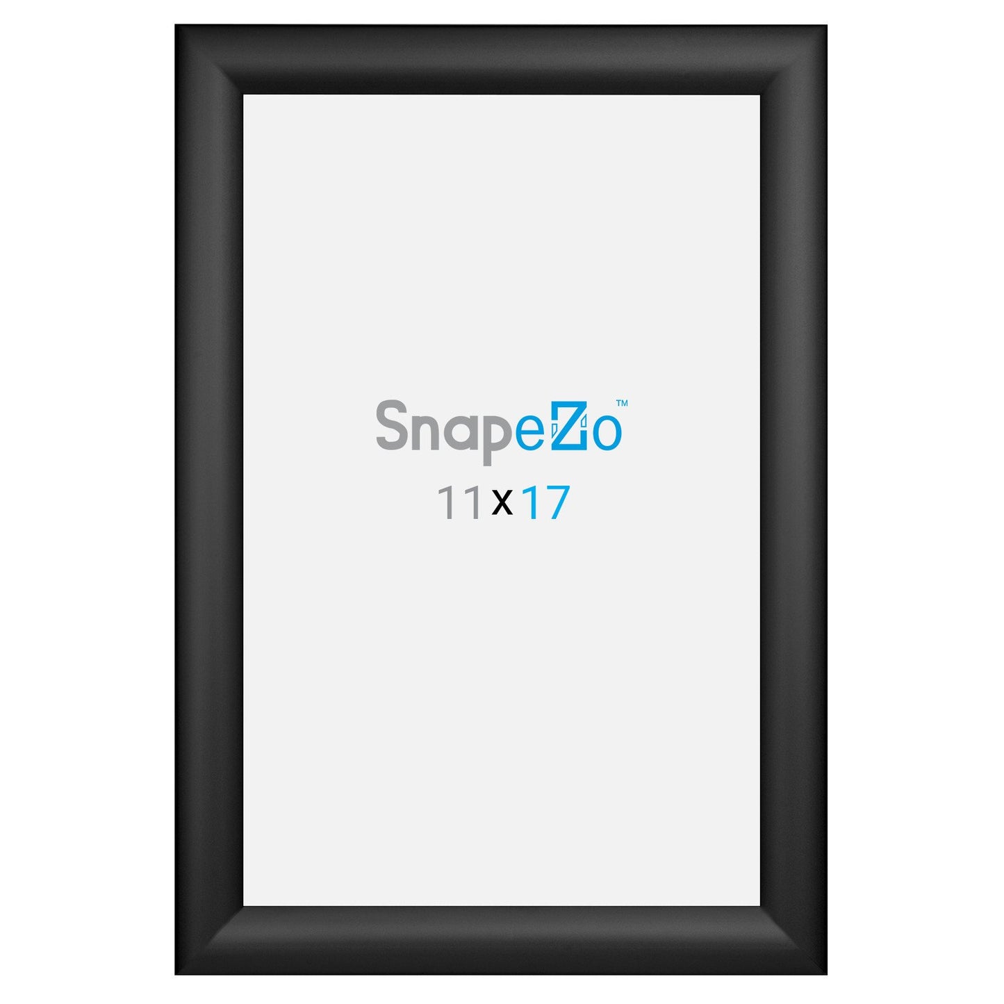 SnapeZo® 27,94 x 43,18 cm Marco a presión negro - Perfil de 30 mm