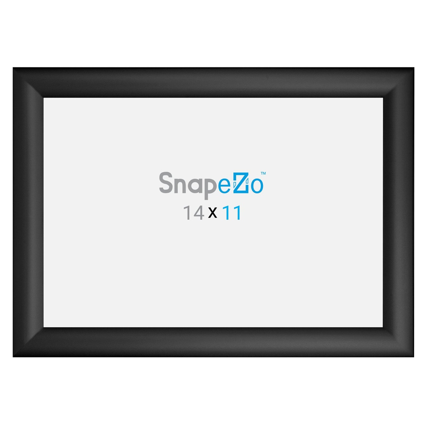 SnapeZo® 27,94 x 35,56 cm Marco a presión negro - Perfil de 30 mm