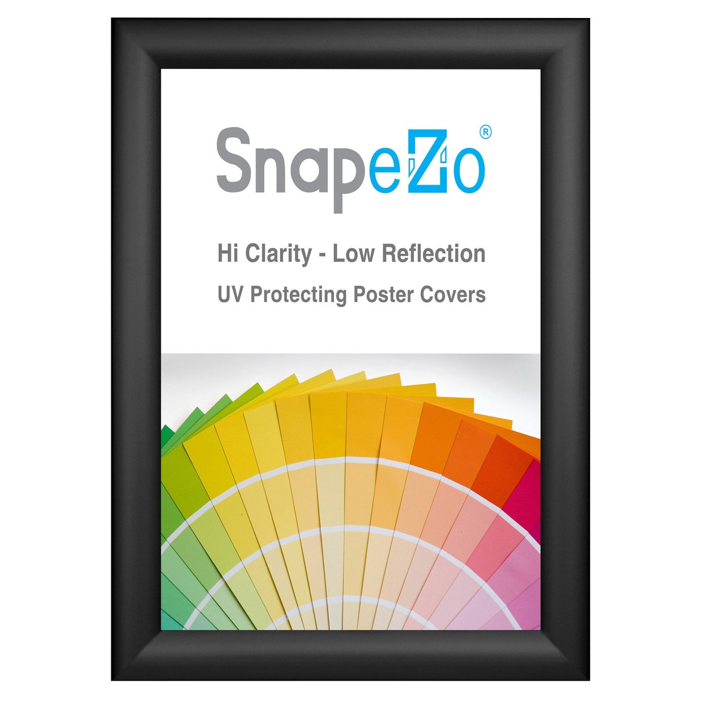 SnapeZo® 20.32 x 25.40 cm Black Snap Frame - 30MM Profile