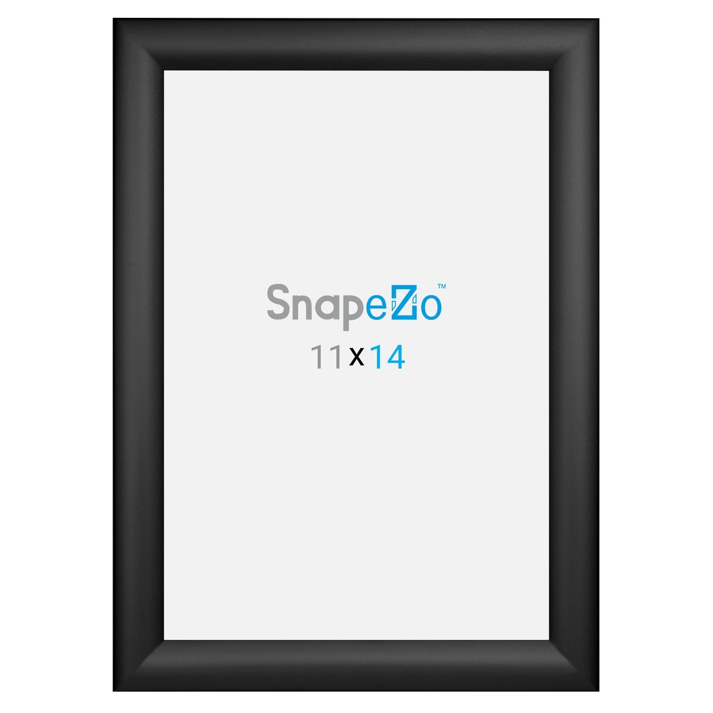 SnapeZo® 27,94 x 35,56 cm Marco a presión negro - Perfil de 30 mm