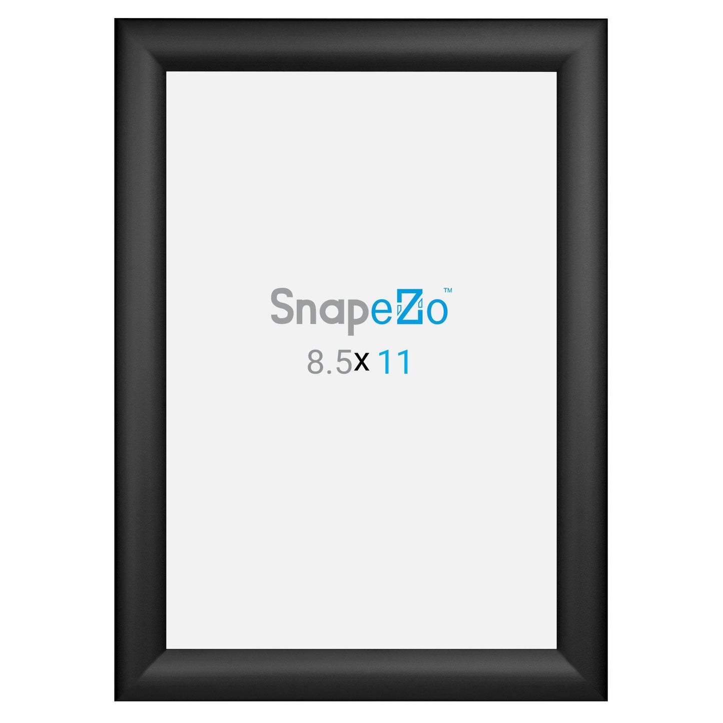 SnapeZo® 21.59 x 27.94 cm Black Snap Frame - 30MM Profile