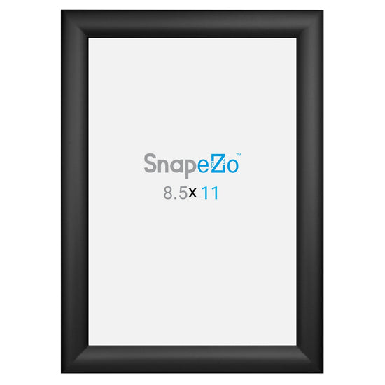 SnapeZo® 21,59 x 27,94 cm Marco a presión negro - Perfil de 30 mm