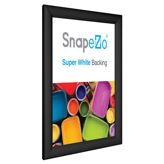 SnapeZo® 21,59 x 27,94 cm Marco a presión negro - Perfil de 30 mm