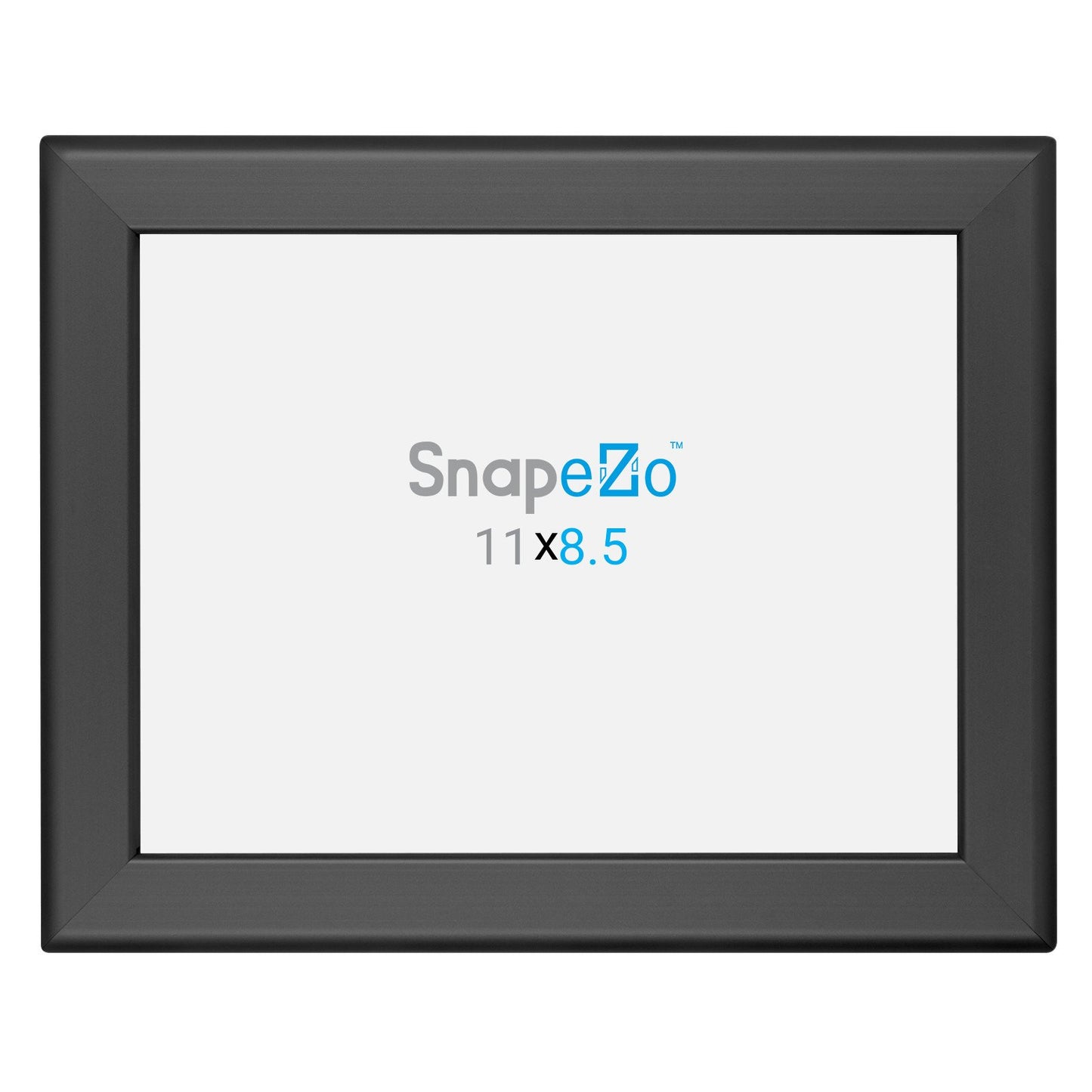 SnapeZo® 21,59 x 27,94 cm Marco a presión negro - Perfil de 32 mm