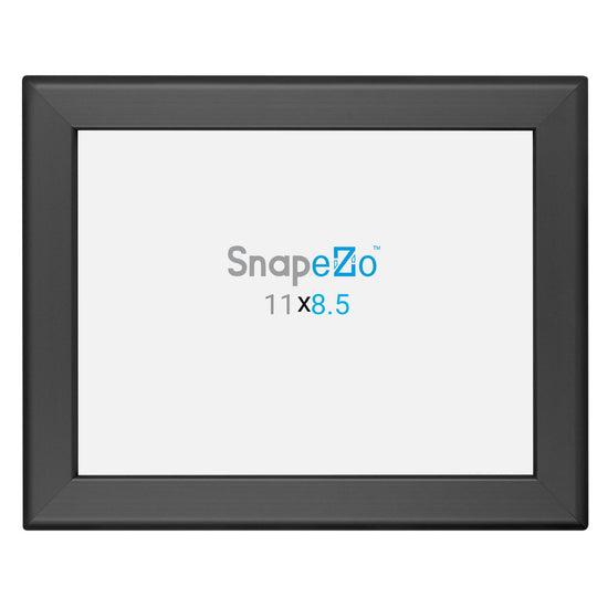 SnapeZo® 21,59 x 27,94 cm Marco a presión negro - Perfil de 32 mm