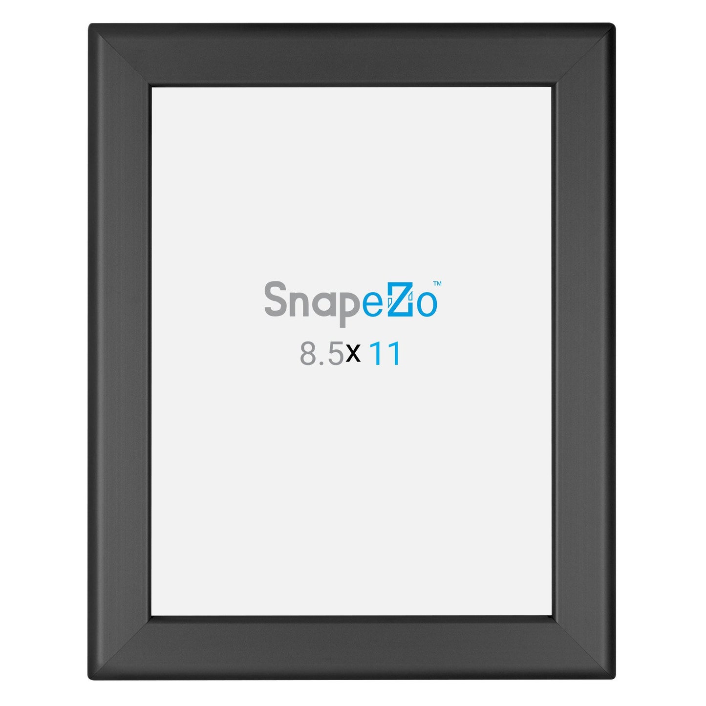 SnapeZo® 21,59 x 27,94 cm Marco a presión negro - Perfil de 32 mm