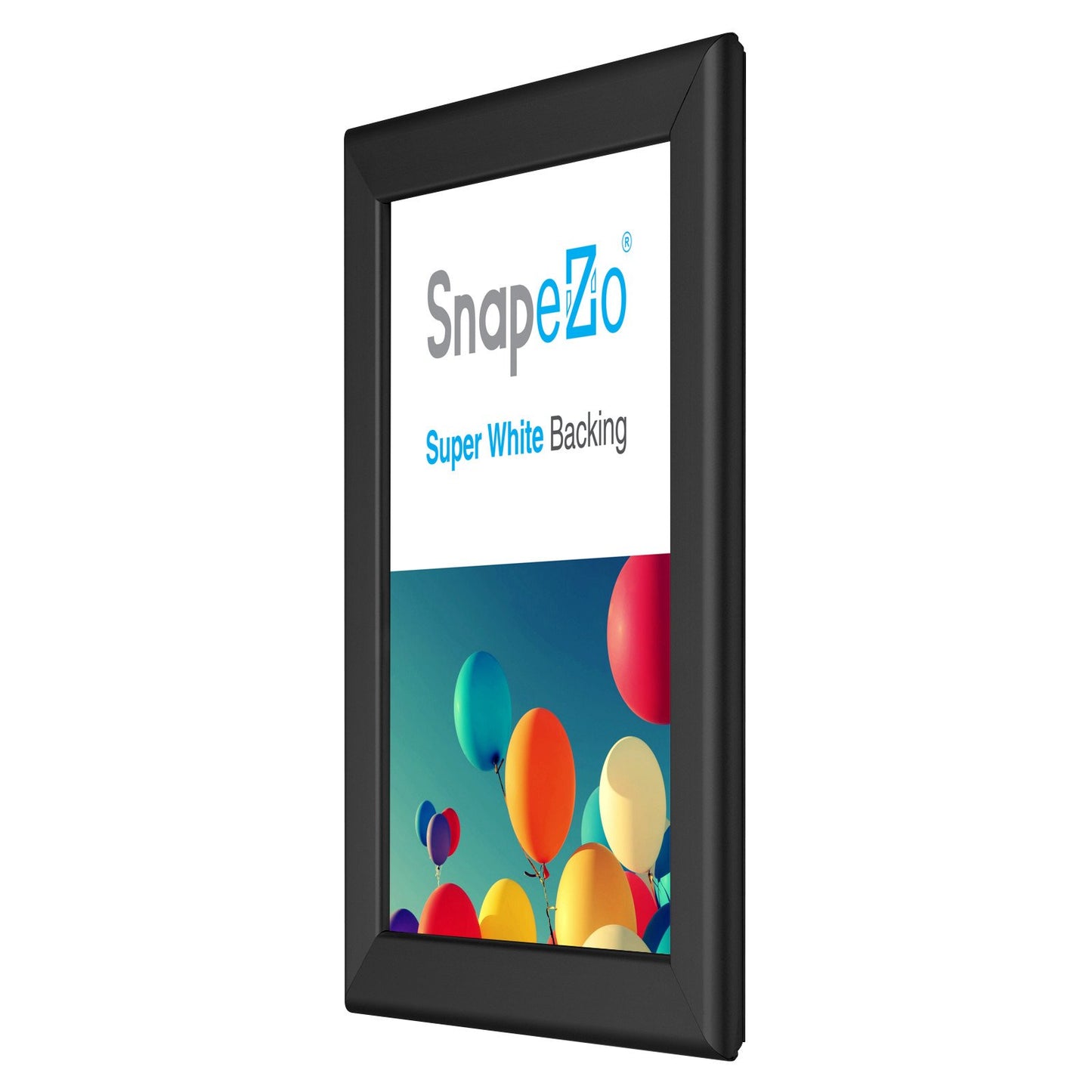 SnapeZo® 21.59 x 27.94 cm Black Snap Frame - 32MM Profile