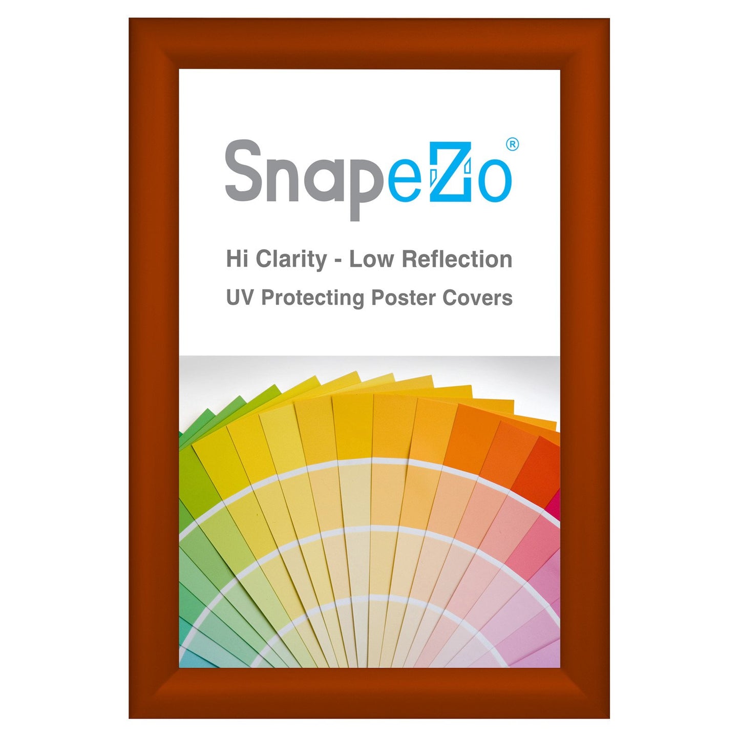 27.94 x 43.18 cm Brown Diploma Frame 30MM SnapeZo®