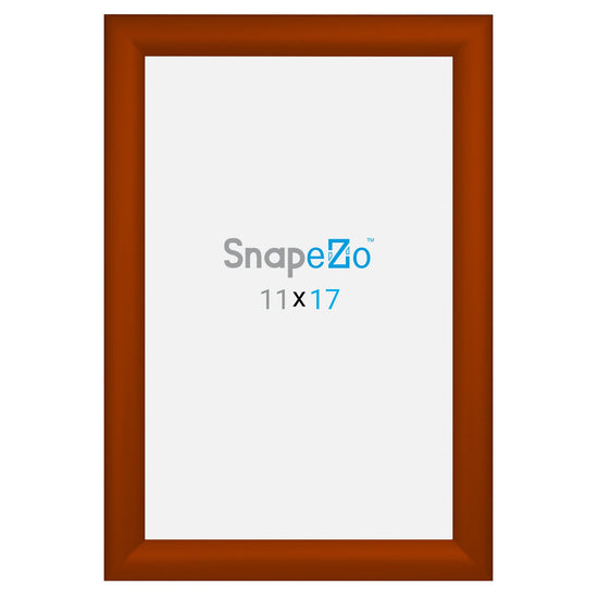 27.94 x 43.18 cm Brown Diploma Frame 30MM SnapeZo®