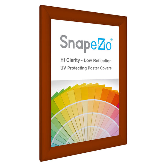 27.94 x 43.18 cm Brown Diploma Frame 30MM SnapeZo®