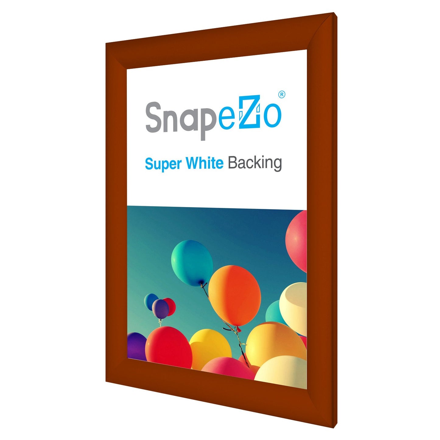 27.94 x 43.18 cm Brown Diploma Frame 30MM SnapeZo®