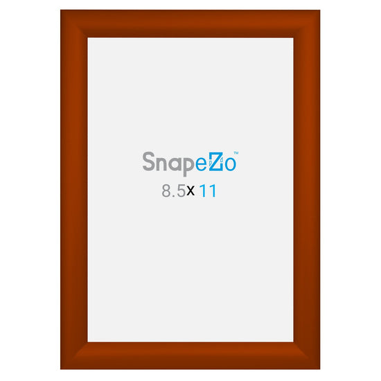 21.59 x 27.94 cm Brown Certificate Frame 30MM SnapeZo®