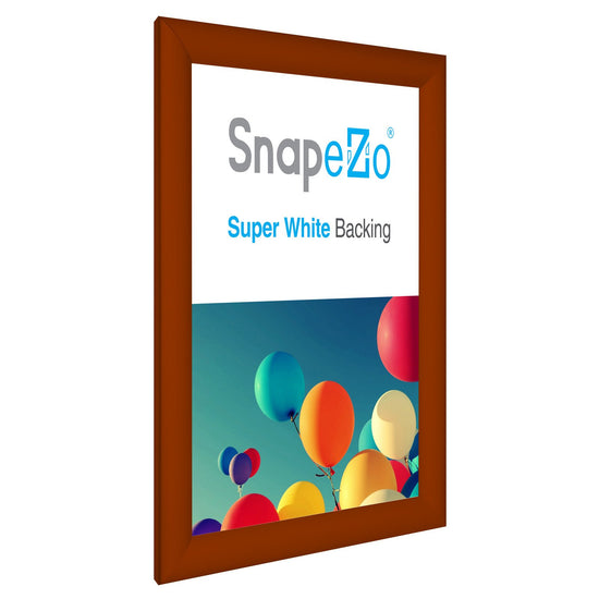 21.59 x 27.94 cm Brown Certificate Frame 30MM SnapeZo®