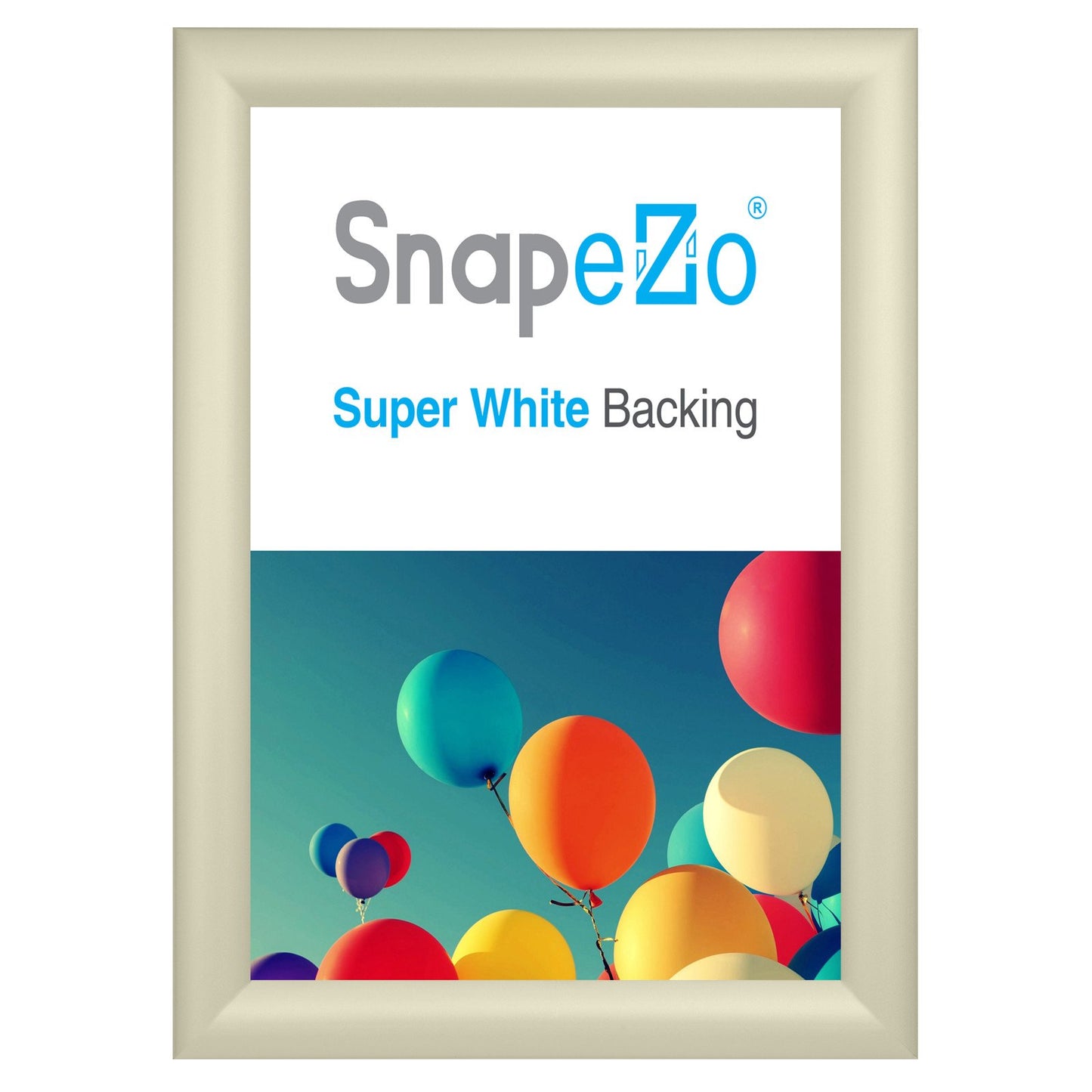 21.59 x 27.94 cm Cream Certificate Frame 30MM SnapeZo®