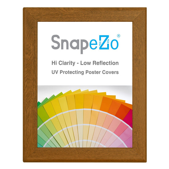 21.59 x 27.94 cm Dark Wood Certificate Frame 32MM SnapeZo®