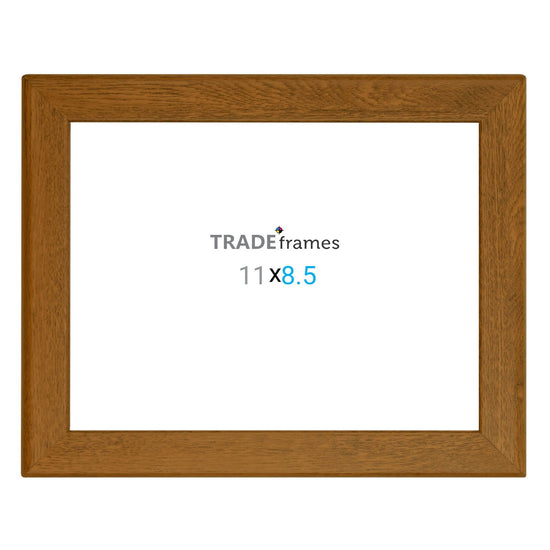 8.5x11 Dark Wood Snap Frame - 32MM