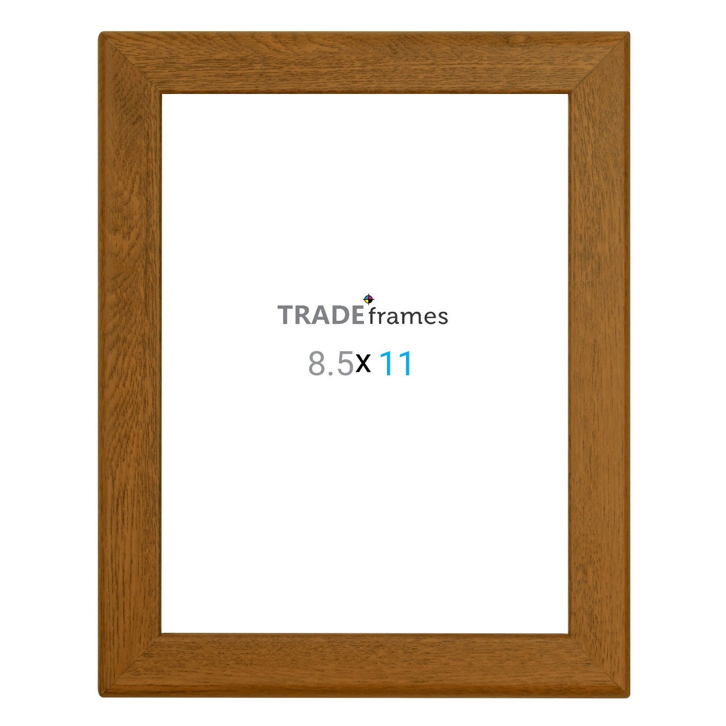 8.5x11 Dark Wood Snap Frame - 32MM