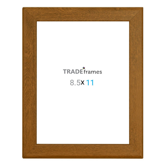 8.5x11 Dark Wood Snap Frame - 32MM