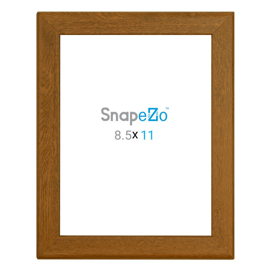 21.59 x 27.94 cm Dark Wood Certificate Frame 32MM SnapeZo®