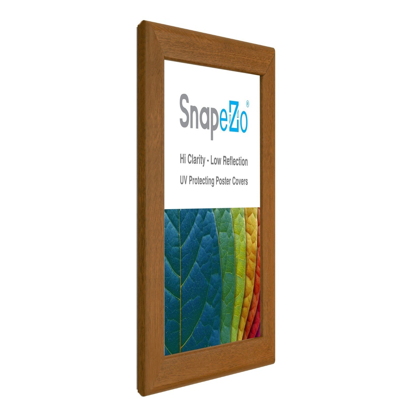 21.59 x 27.94 cm Dark Wood Certificate Frame 32MM SnapeZo®