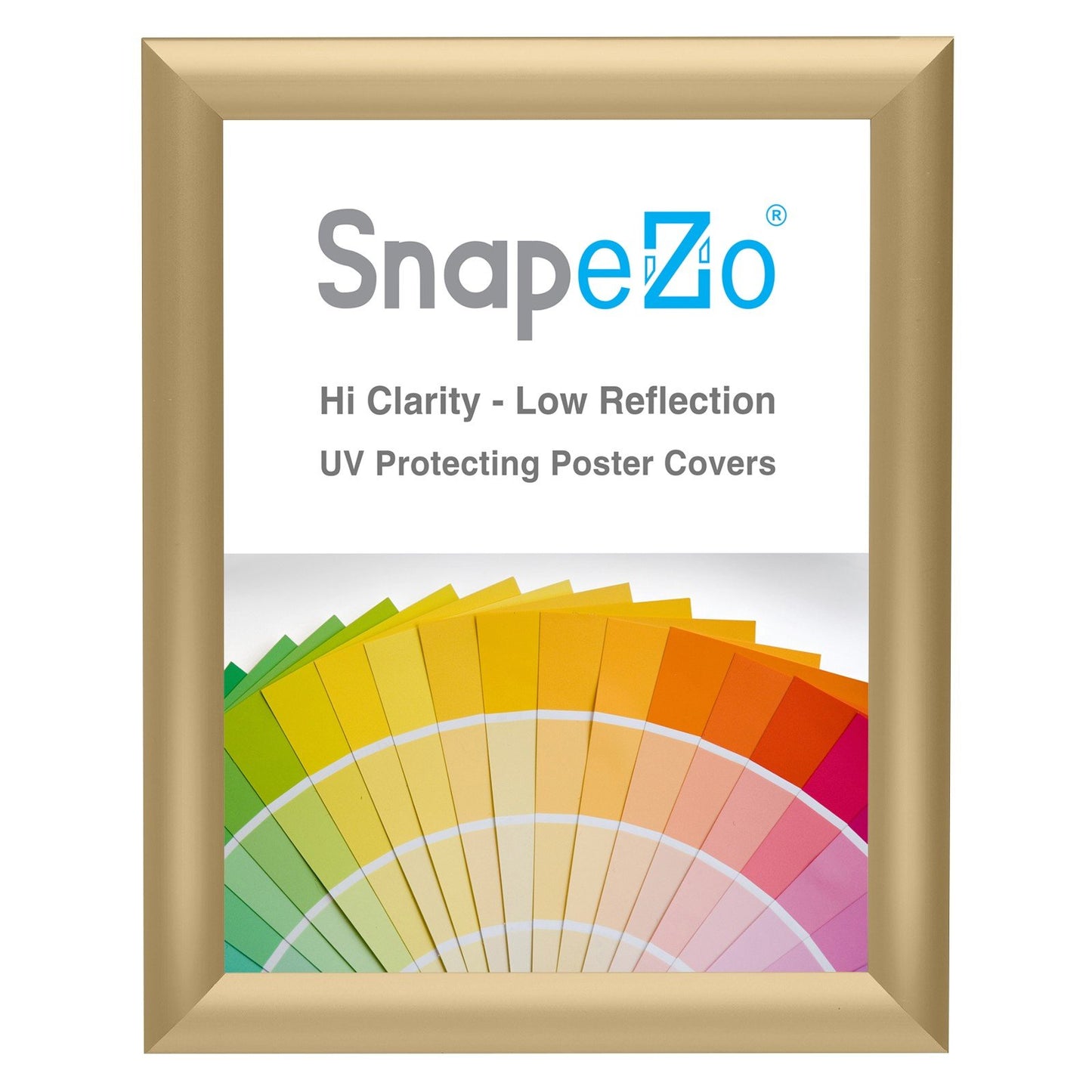 21.59 x 27.94 cm Gold Certificate Frame 25MM SnapeZo®