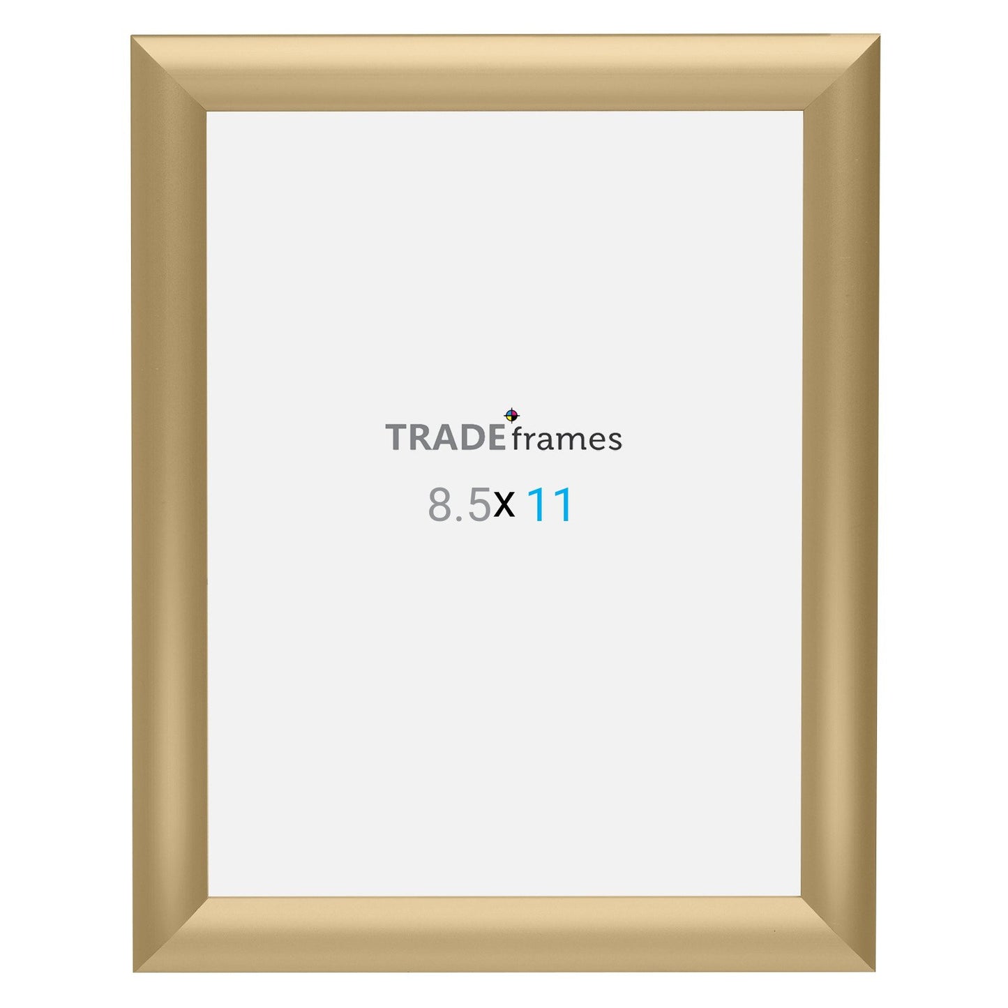 8.5x11 Gold Poster Frame 25MM