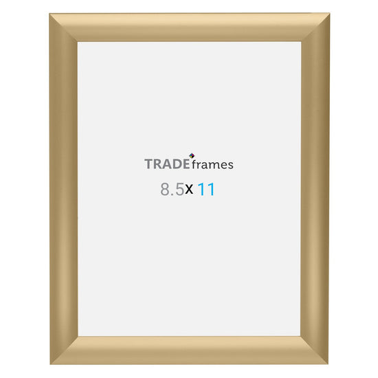 8.5x11 Gold Poster Frame 25MM