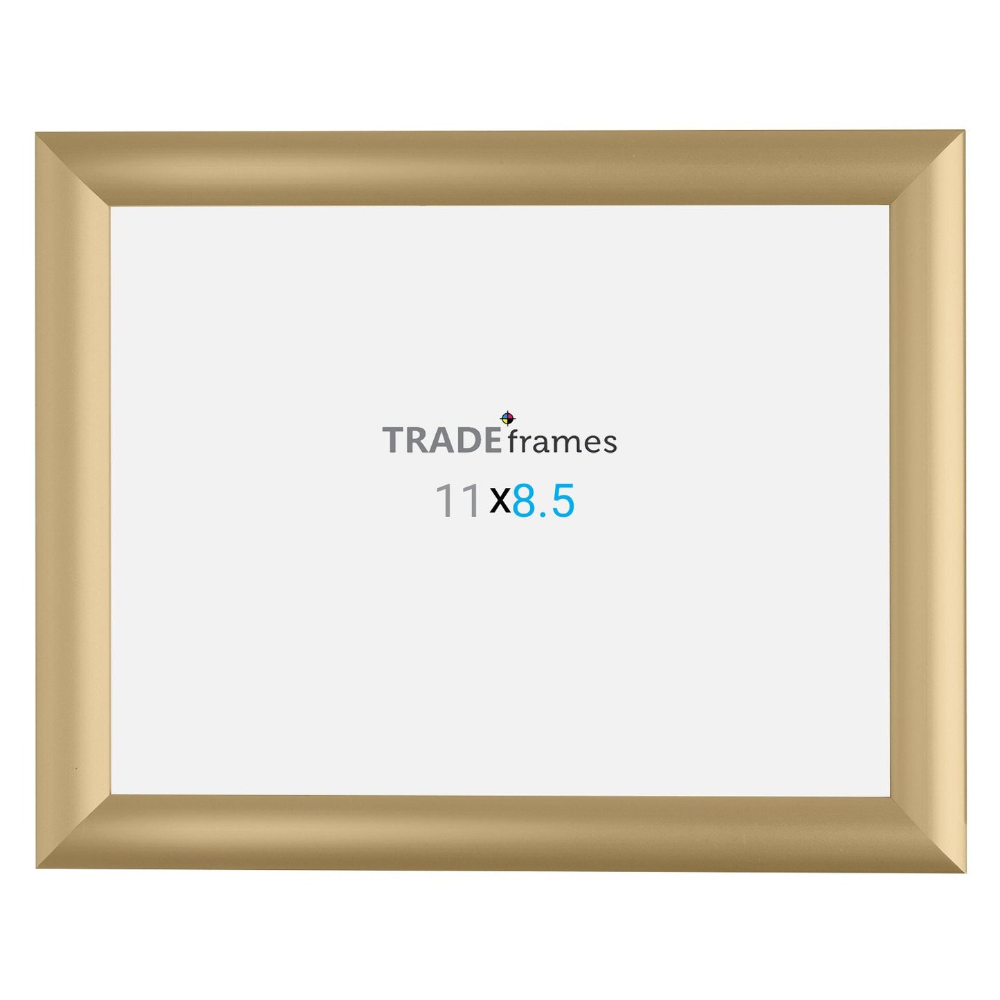 8.5x11 Gold Poster Frame 25MM