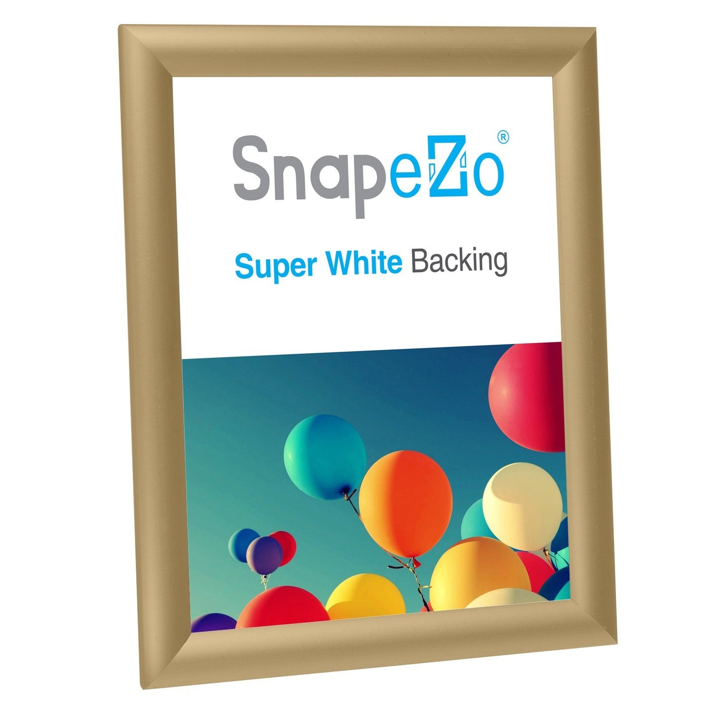 20.32 x 25.40 cm Gold Photo Frame 25MM SnapeZo®