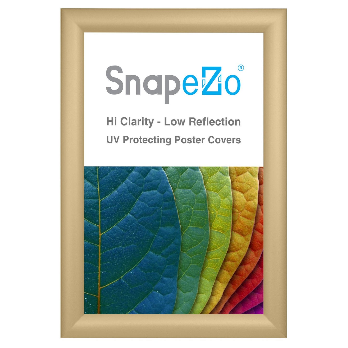 27.94 x 43.18 cm Gold Diploma Frame 30MM SnapeZo®