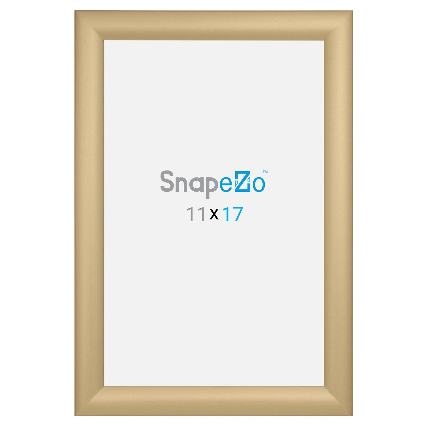 27.94 x 43.18 cm Gold Diplomrahmen 30mm Snapezo®