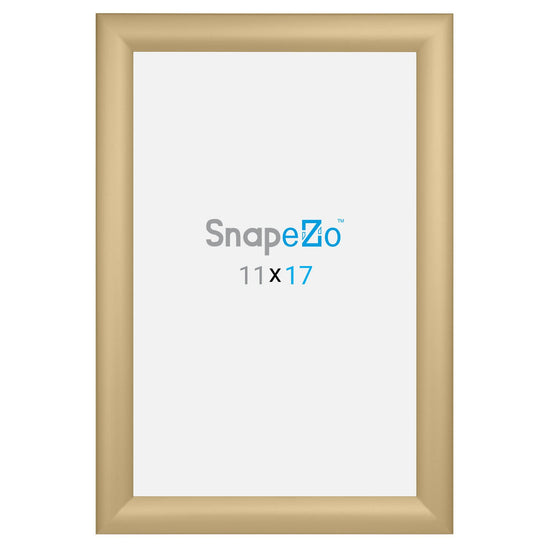 27.94 x 43.18 cm Gold Diploma Frame 30MM SnapeZo®