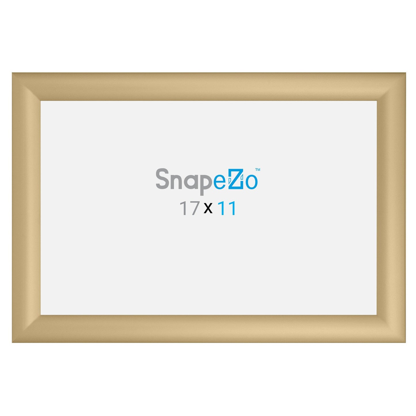 27.94 x 43.18 cm Gold Diplomrahmen 30mm Snapezo®