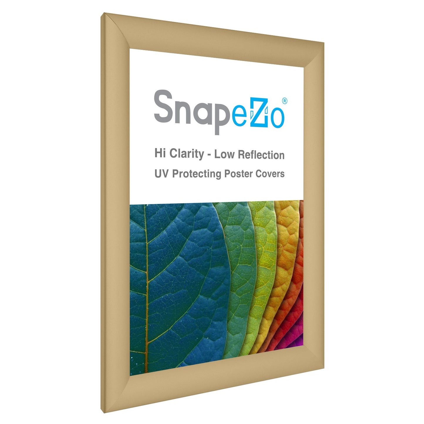 27.94 x 43.18 cm Gold Diploma Frame 30MM SnapeZo®