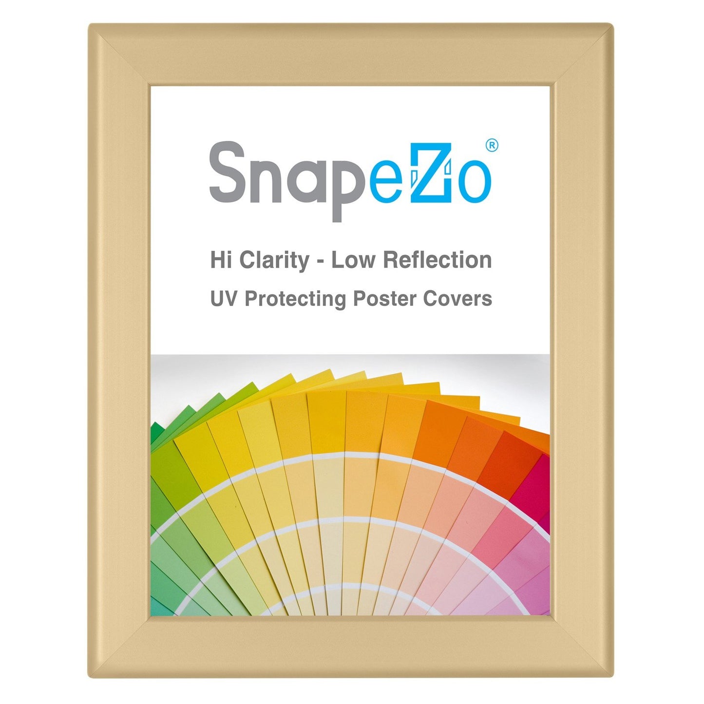 21.59 x 27.94 cm Gold Certificate Frame 32MM SnapeZo®