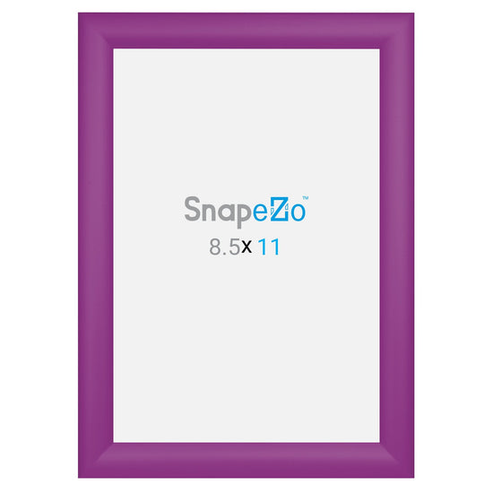 21.59 x 27.94 cm Purple Certificate Frame 30MM SnapeZo®