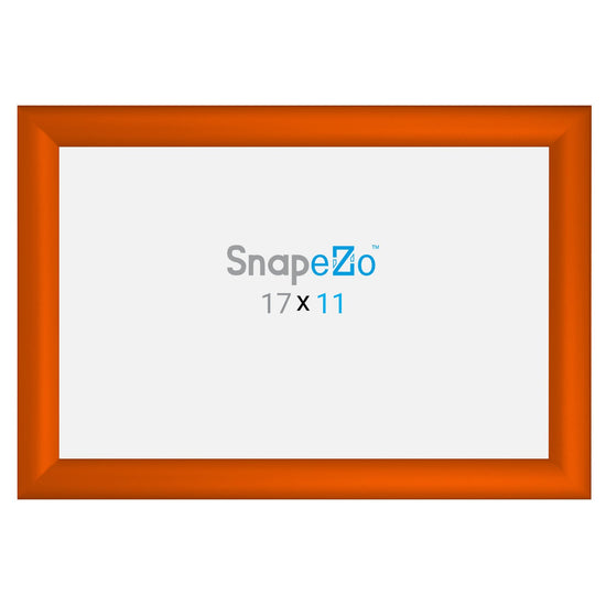 27.94 x 43.18 cm Orange Diploma Frame 30MM SnapeZo®