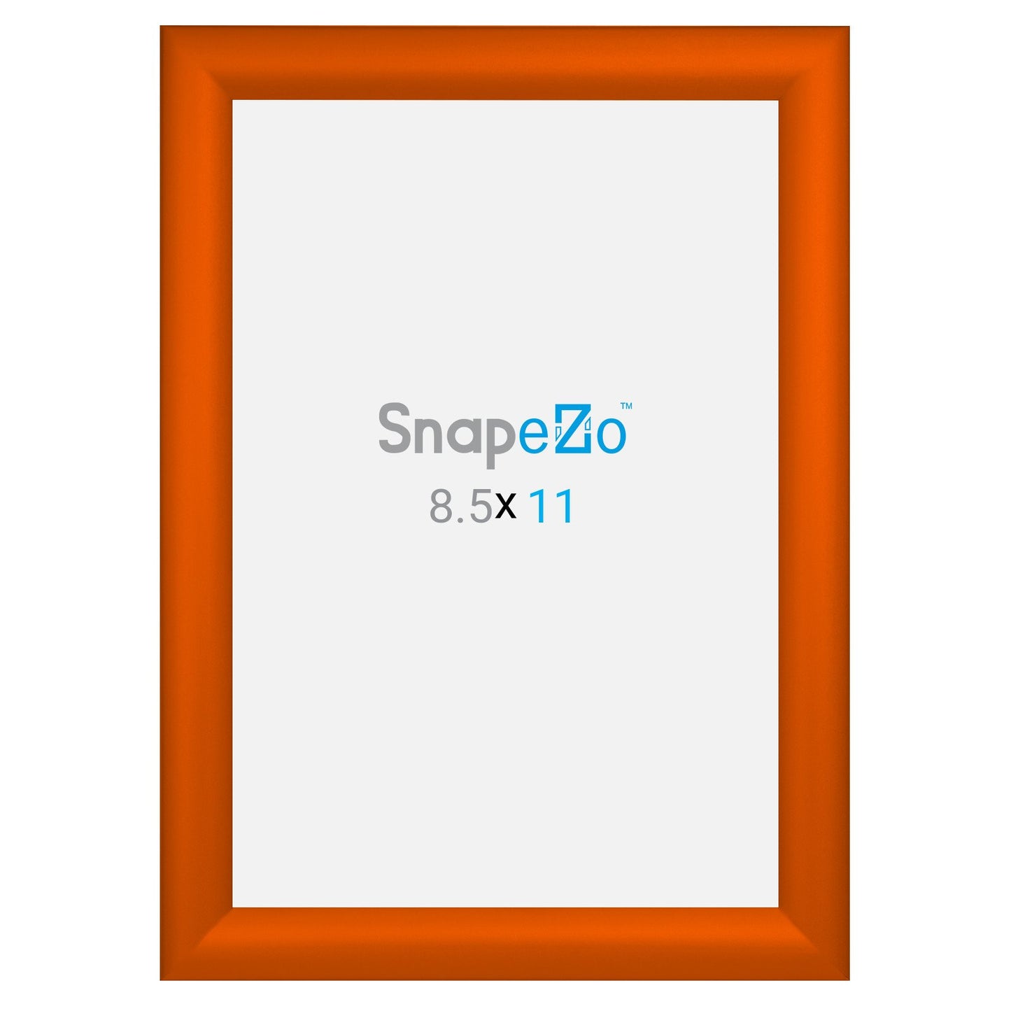 21.59 x 27.94 cm Orange Certificate Frame 30MM SnapeZo®