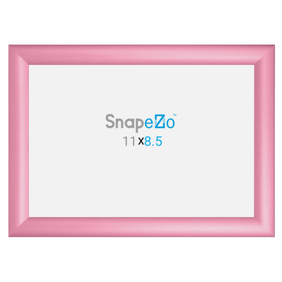 21.59 x 27.94 cm Pink Certificate Frame 30MM SnapeZo®