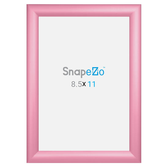 21.59 x 27.94 cm Pink Certificate Frame 30MM SnapeZo®