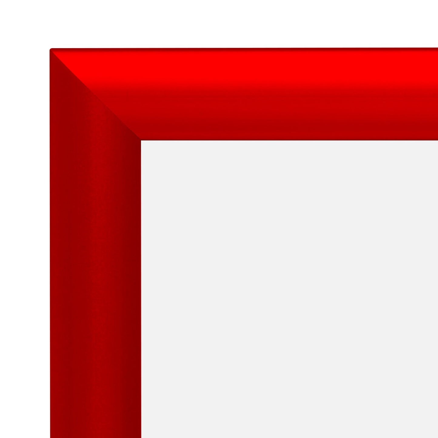 21.59 x 27.94 cm Red Snap Frame - 25MM Profile