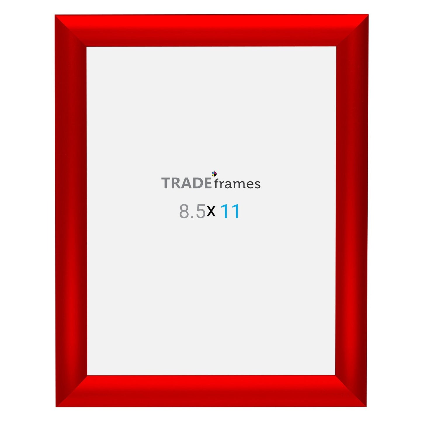 21.59 x 27.94 cm Red Snap Frame - 25MM Profile