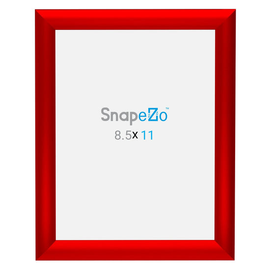 SnapeZo® 21.59 x 27.94 cm Red Snap Frame - 25MM Profile