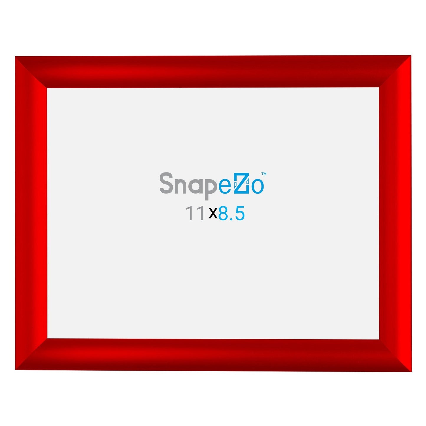 SnapeZo® 21,59 x 27,94 cm Marco a presión rojo - Perfil de 25 mm