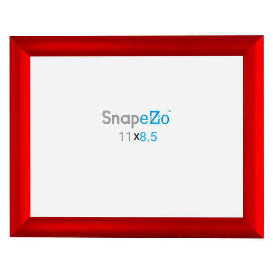 SnapeZo® 21.59 x 27.94 cm Red Snap Frame - 25MM Profile