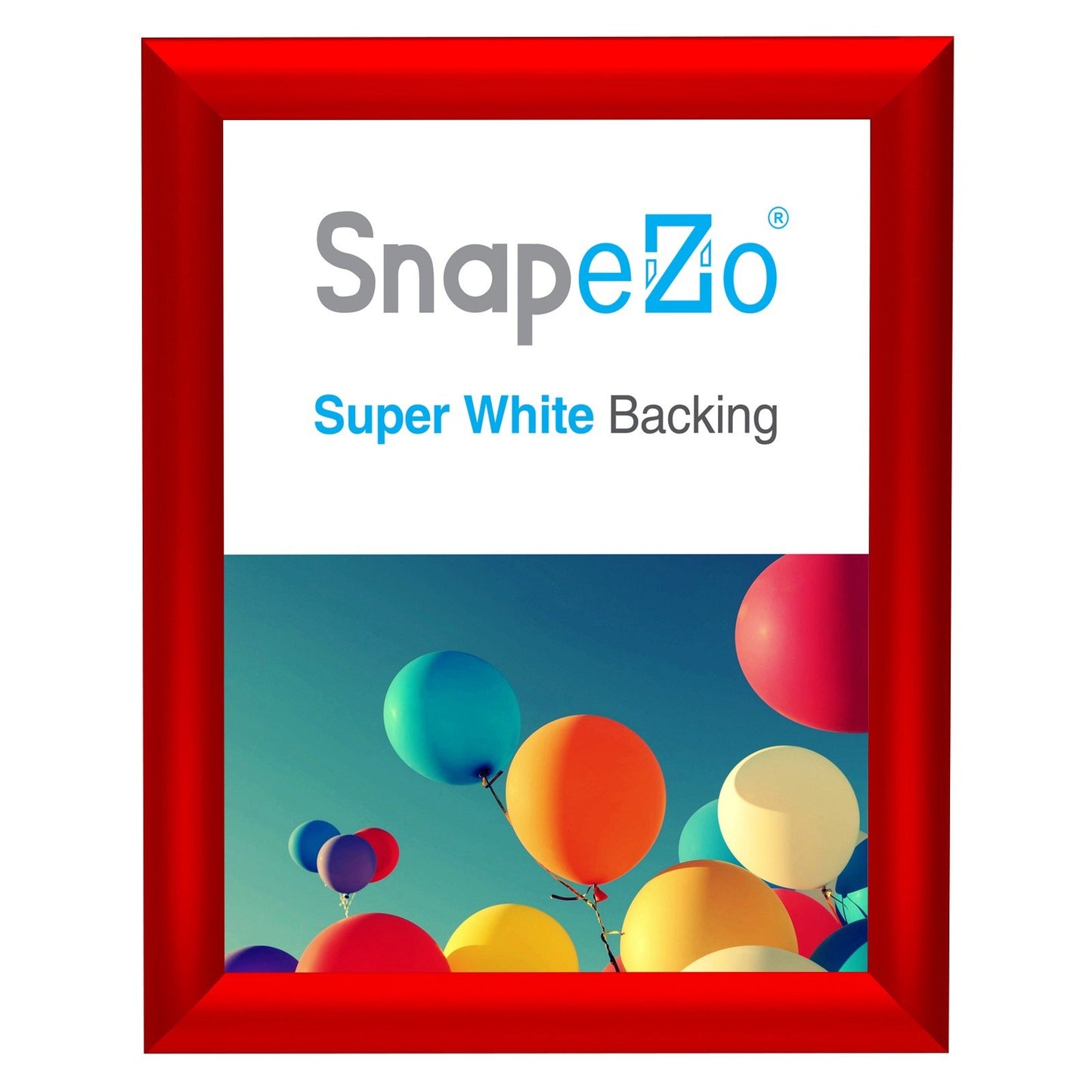 SnapeZo® 20.32 x 25.40 cm Red Snap Frame - 25MM Profile