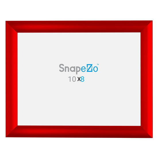 SnapeZo® 20,32 x 25,40 cm Marco a presión rojo - Perfil de 25 mm